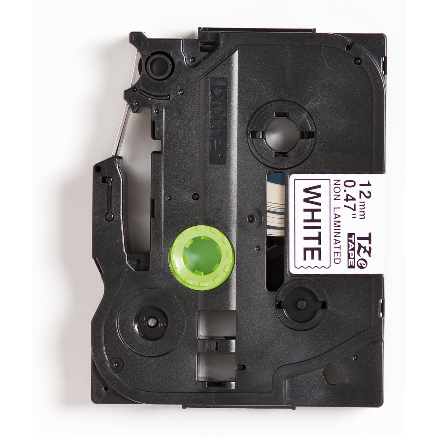 Brother Schriftbandkassette P-touch 12 mm x 8 m (B x L) weiß schwarz