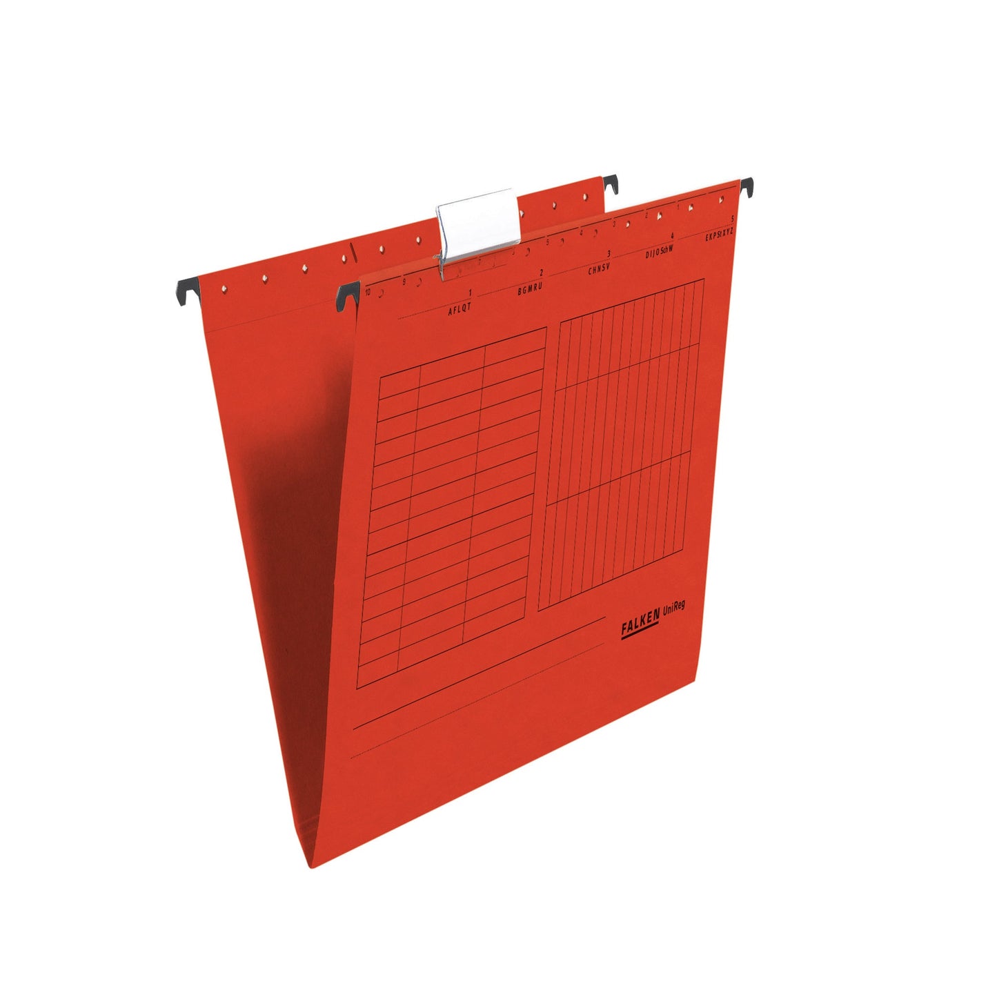 Falken Hängemappe UniReg DIN A4 230g/m² Manilakarton, recycelt rot 5 St./Pack.