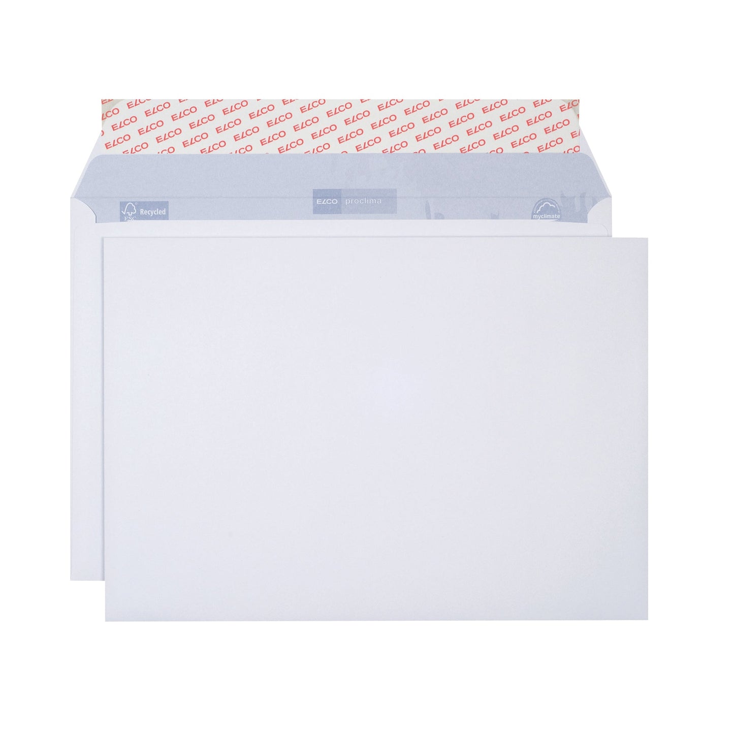 ELCO Versandtasche Proclima DIN C4 229 x 324 mm (B x H) mit Haftklebung ohne Fenster 120g/m² ohne Fadenverstärkung hochweiß 250 St./Pack.