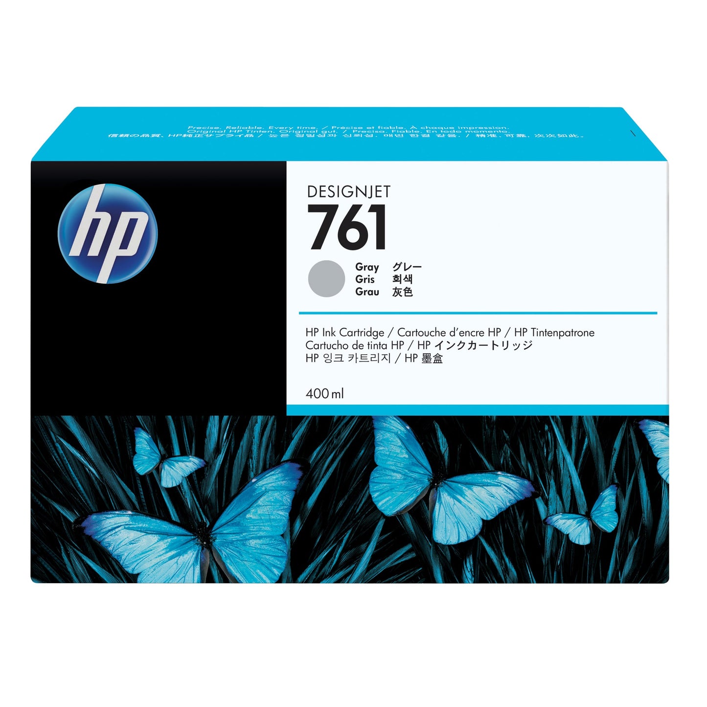 HP Tintenpatrone Originalzubehör 761 grau 400ml