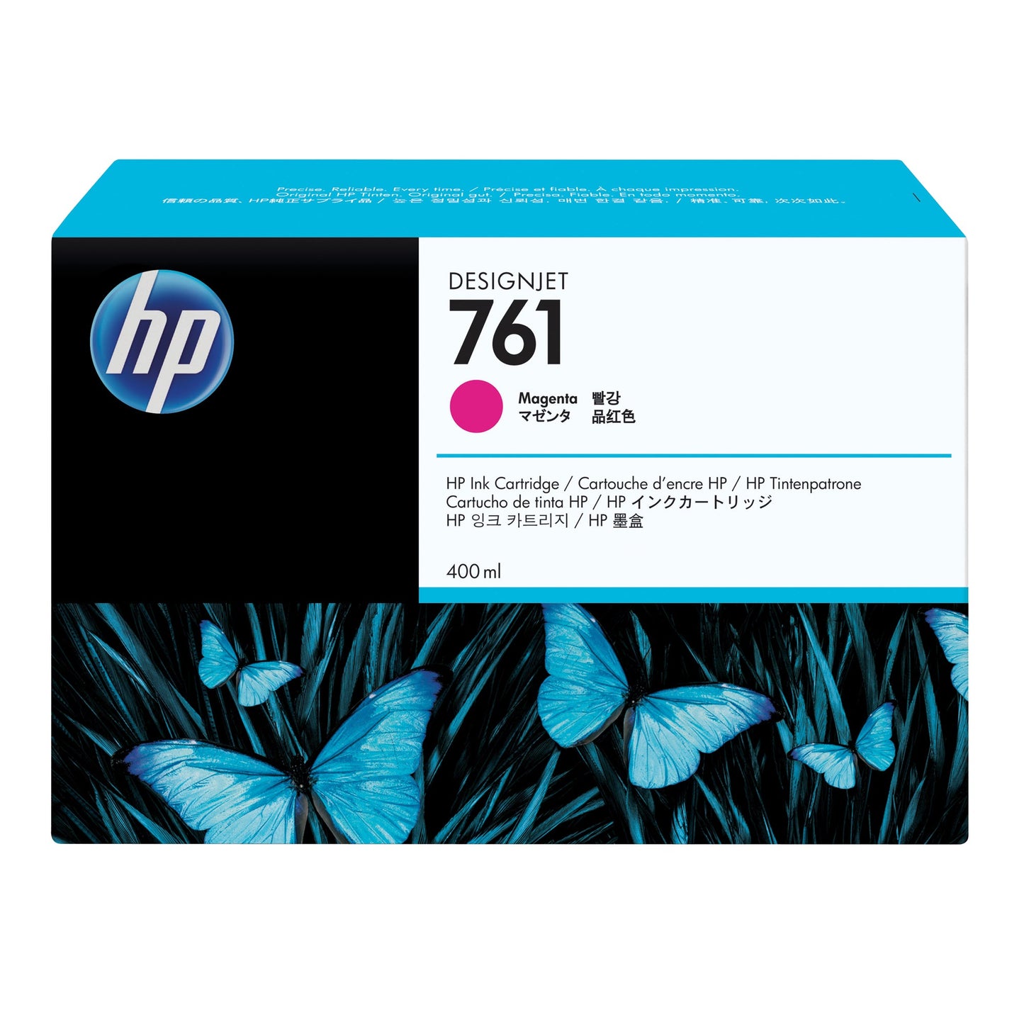 HP Tintenpatrone Originalzubehör 761 magenta 400ml