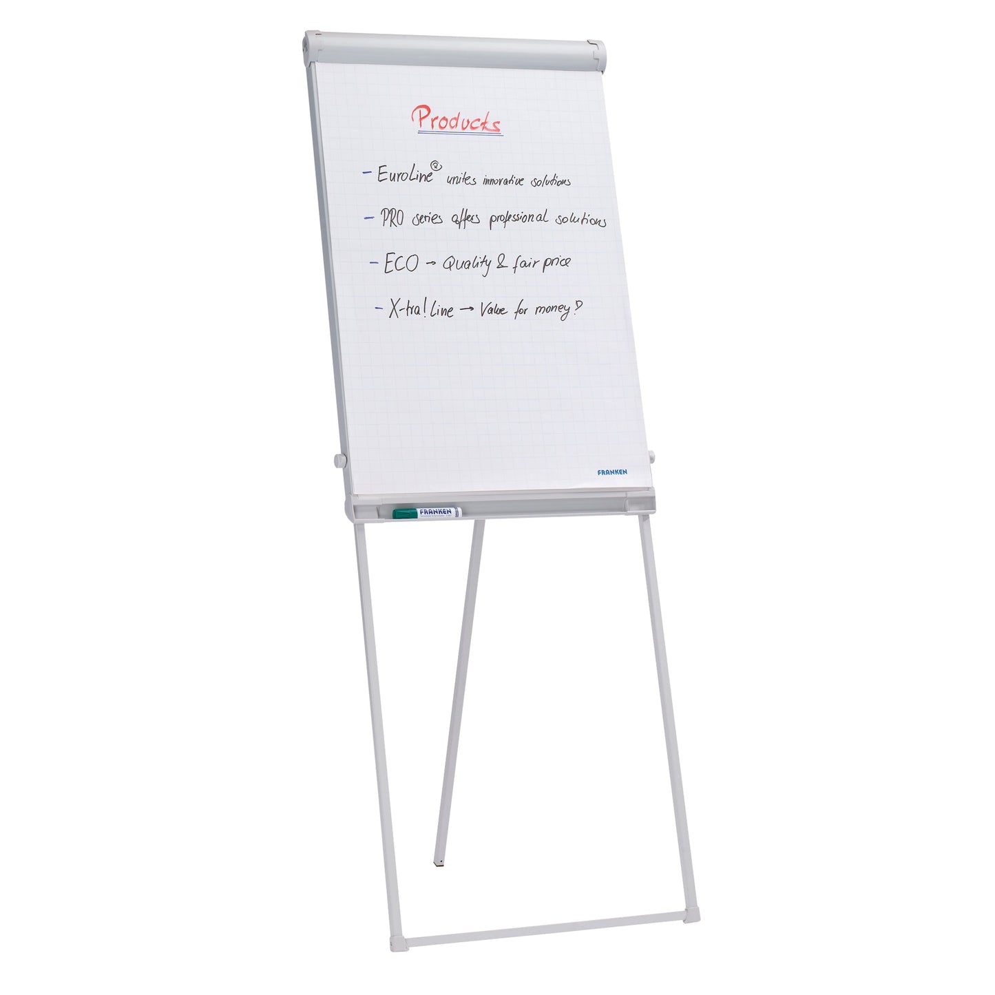 FRANKEN Flipchart Standard 67 x 95 cm (B x H) 188cm Stahl weiß