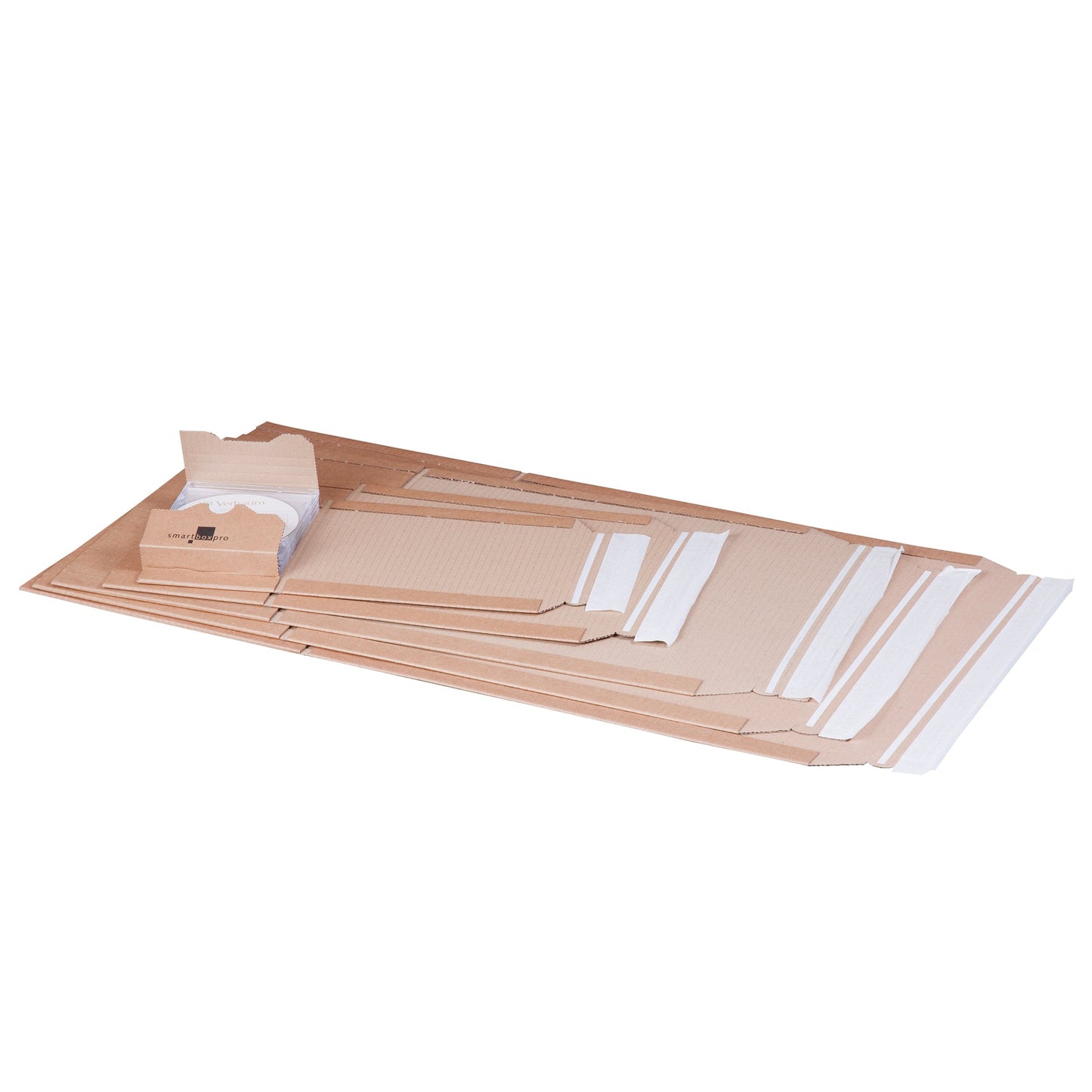 smartboxpro Versandkarton Innenmaße: 27,4 x 10-80 x 19,1 cm (B x H x T) Außenmaße: 32,6 x 9,2 x 19,3 cm (B x H x T) Pappe 1-wellig braun