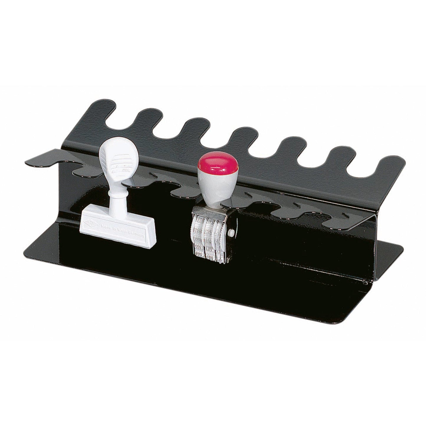 MAUL Stempelträger nicht drehbar Metall schwarz 1 Etage 12 Stempel