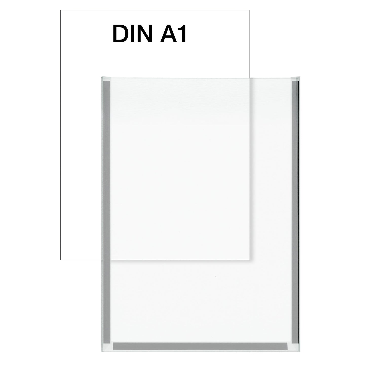 Kerkmann Magnetrahmen DIN A1 Kunststoff transparent