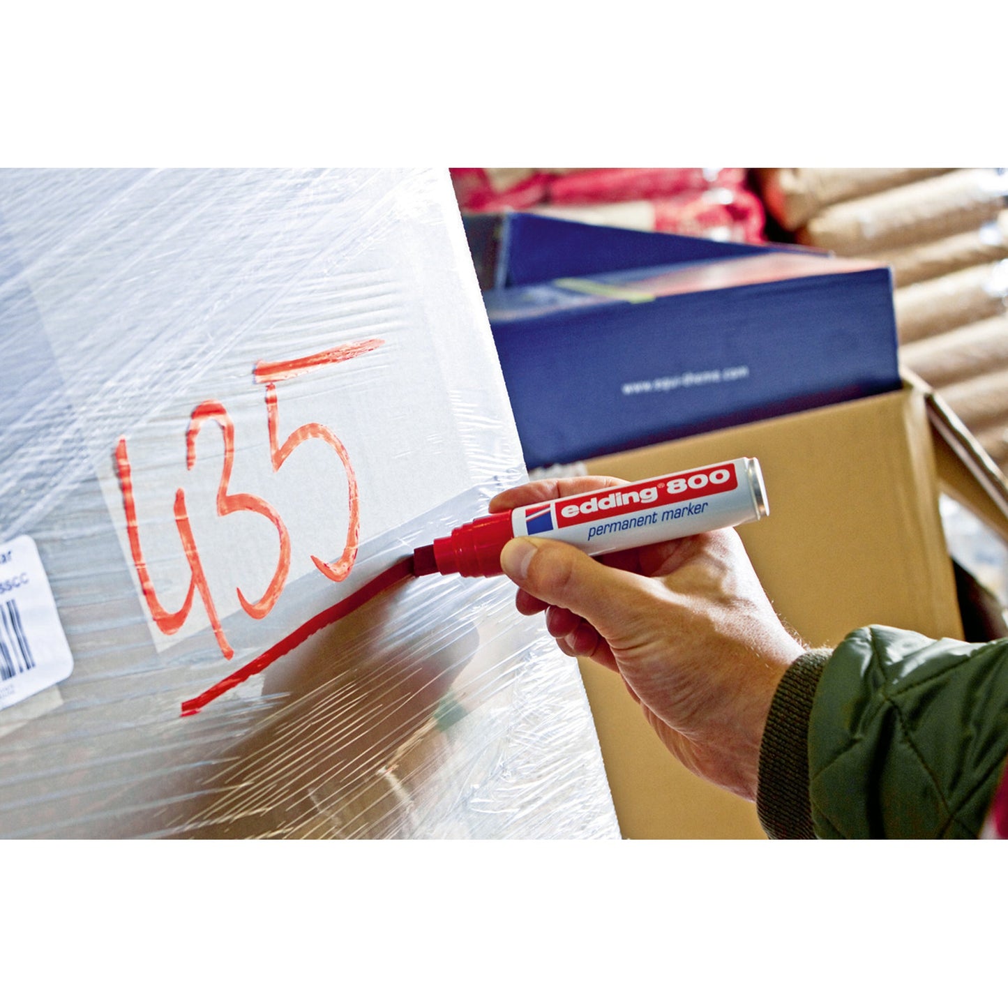 edding Permanentmarker 800 4-12mm rot