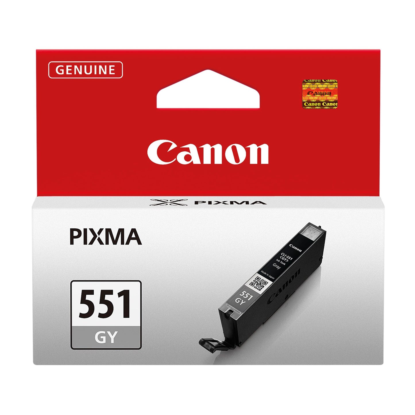 Canon Tintenpatrone Originalzubehör CLI-551GY ca. 780 Seiten grau 7ml