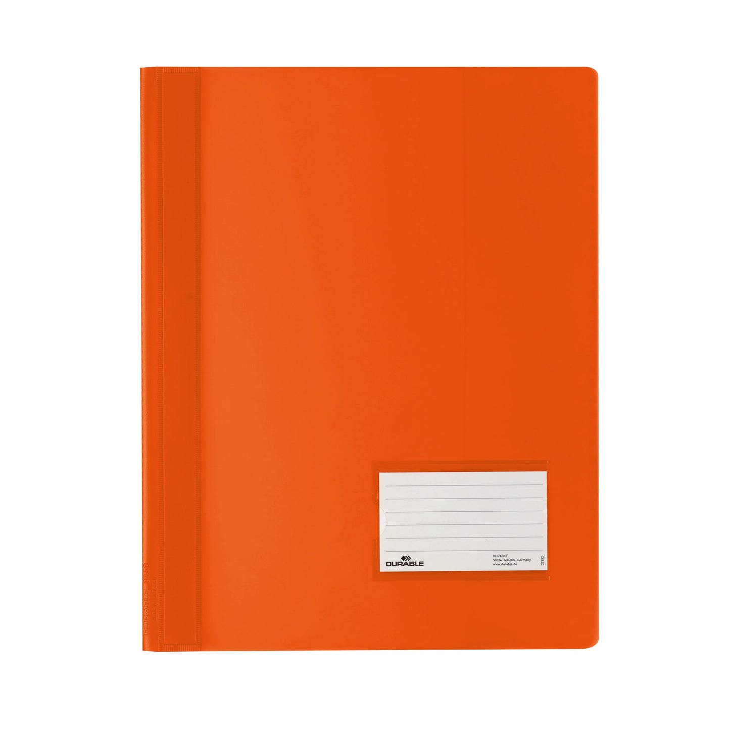 DURABLE Schnellhefter DURALUX® TRANSLUZENT DIN A4, Überbreite PVC orange