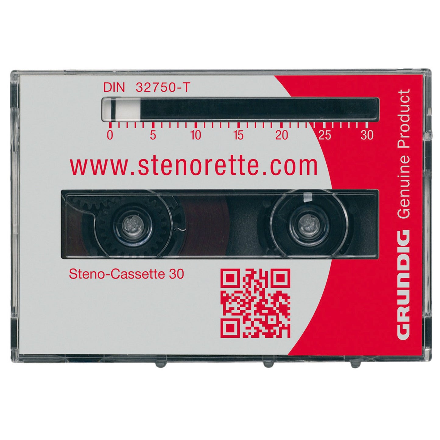 Grundig Diktierkassette Steno-Cassette 30 Sh 10, -24, St 3210. -3211, -3220, -3221, -3230 30min 5 St./Pack.