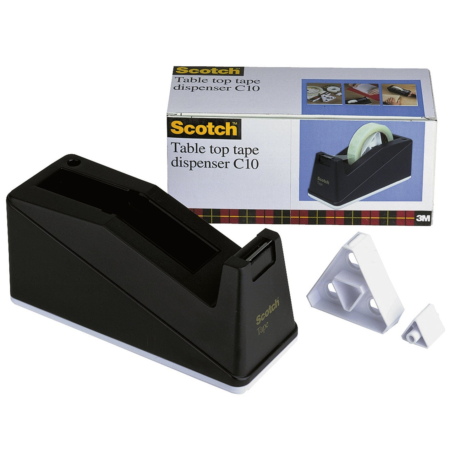 Scotch® Tischabroller C10 25 mm x 66 m (B x L) schwarz