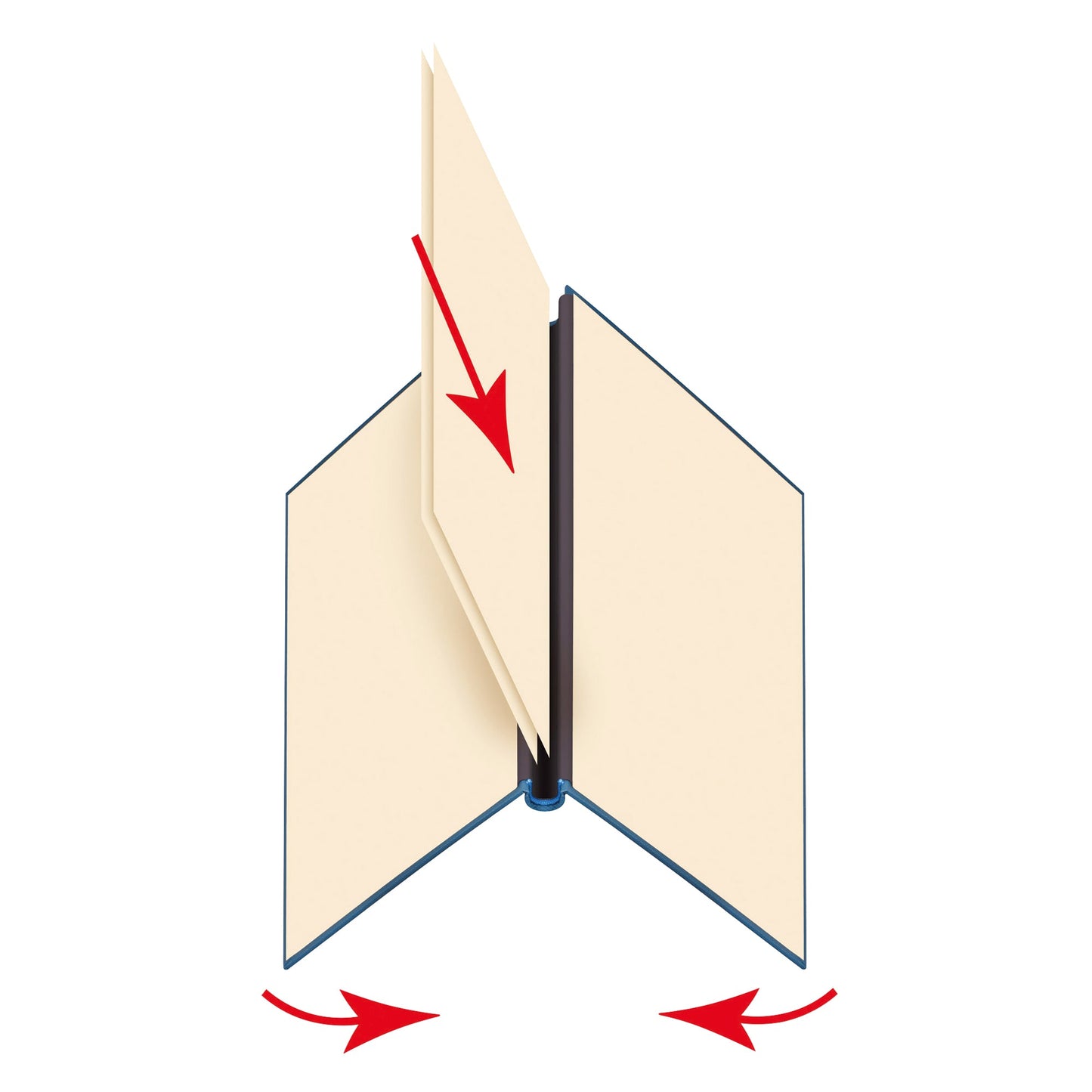 Veloflex Klemmbinder DIN A4 20mm Karton blau