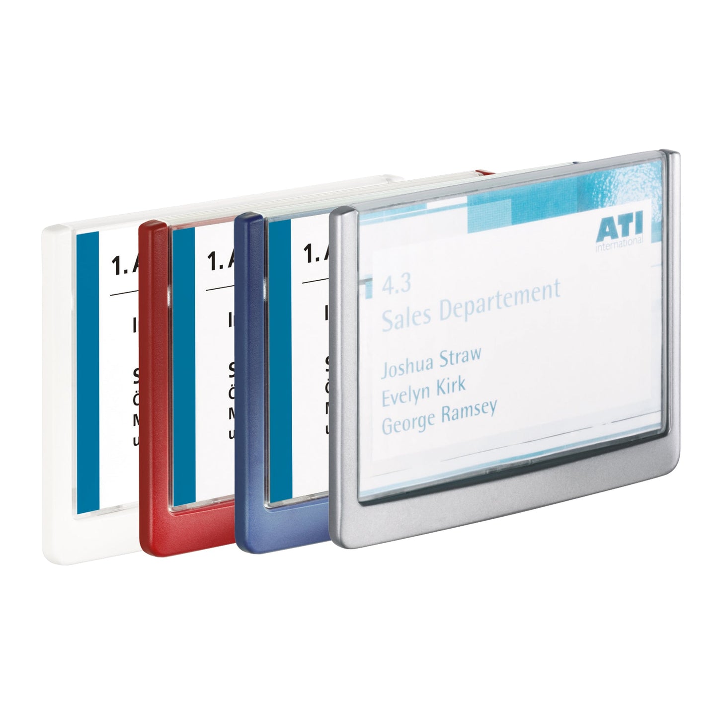 DURABLE Türschild CLICK SIGN 172 x 129 mm (B x H) Acrylglas transparent