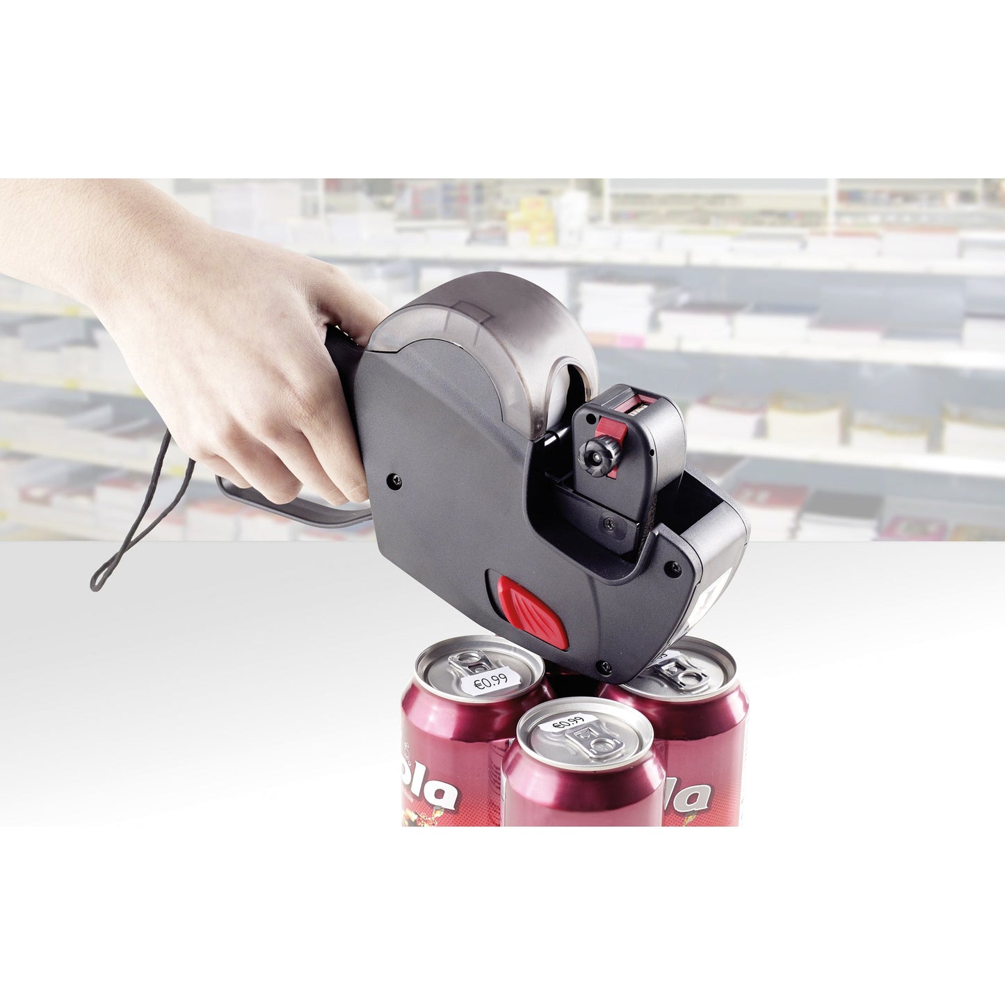 Avery Zweckform Preisauszeichnungsgerät PL1/8 1 Druckzeile 8 Zeichen/Zeile Kunststoff schwarz