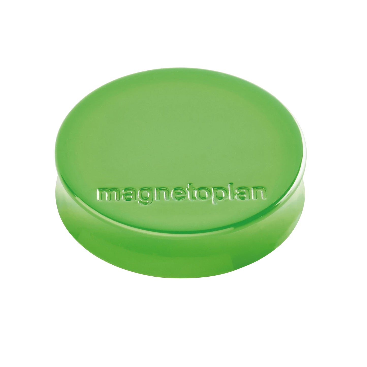 magnetoplan® Magnet Ergo Medium 30 x 8 mm (Ø x H) 30mm 0,7kg Kunststoff/Ferrit maigrün 10 St./Pack.