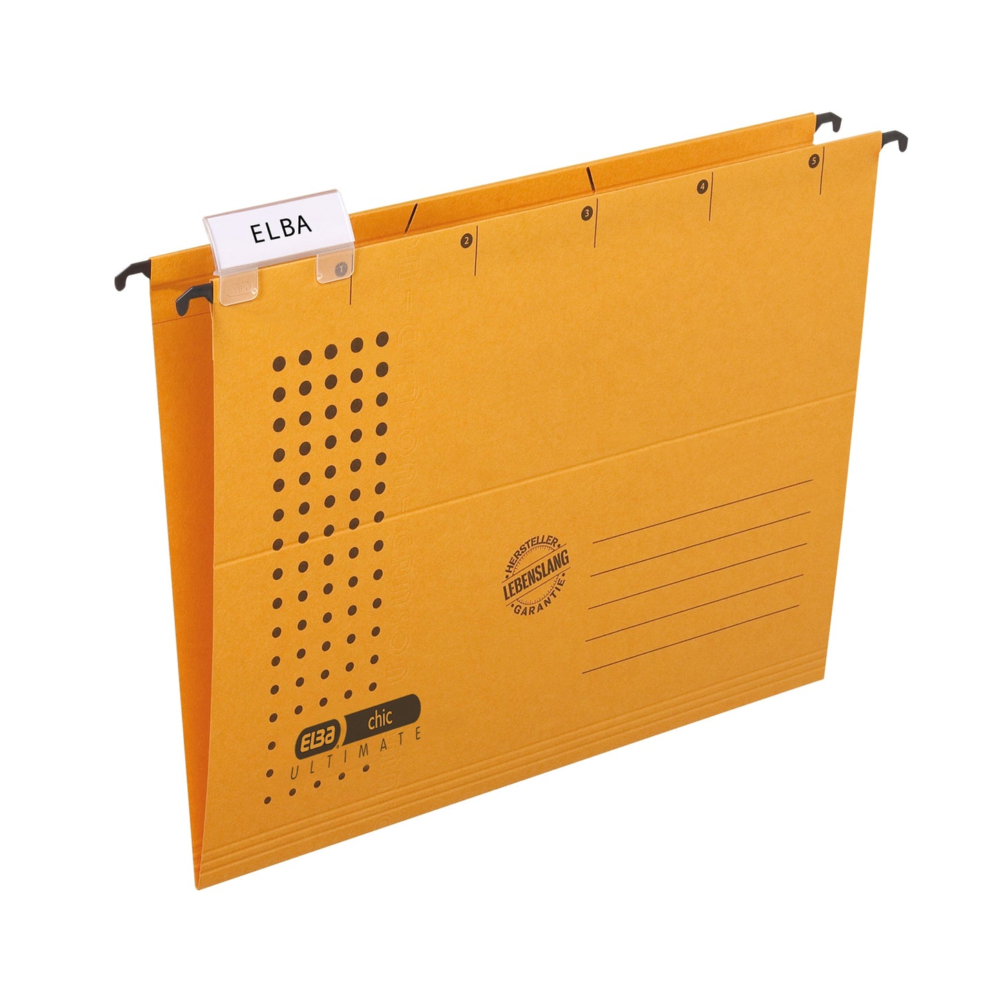 ELBA Hängemappe chic® ULTIMATE® DIN A4 240g/m² Karton gelb 5 St./Pack.