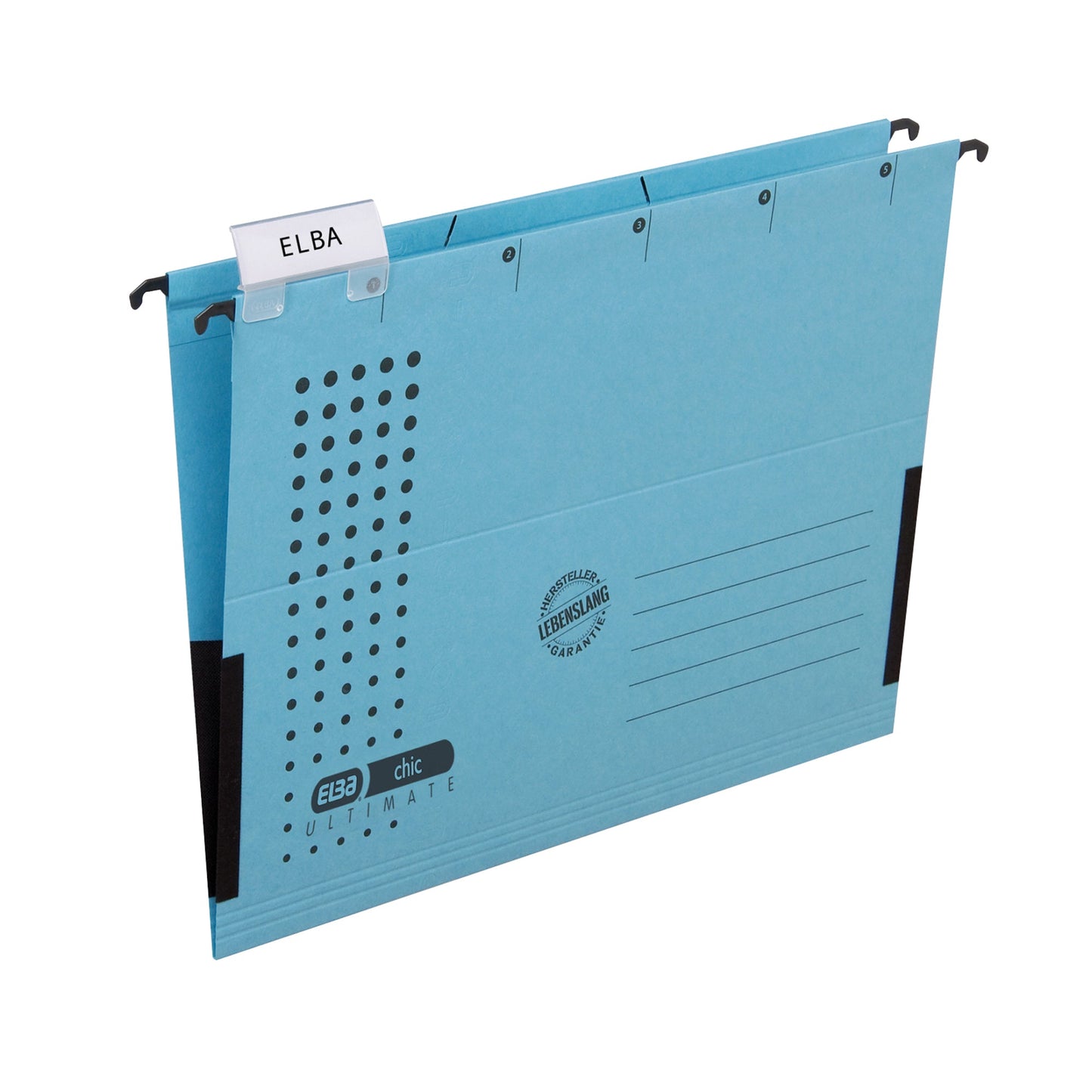 ELBA Hängetasche chic® ULTIMATE® DIN A4 240g/m² Karton blau 5 St./Pack.