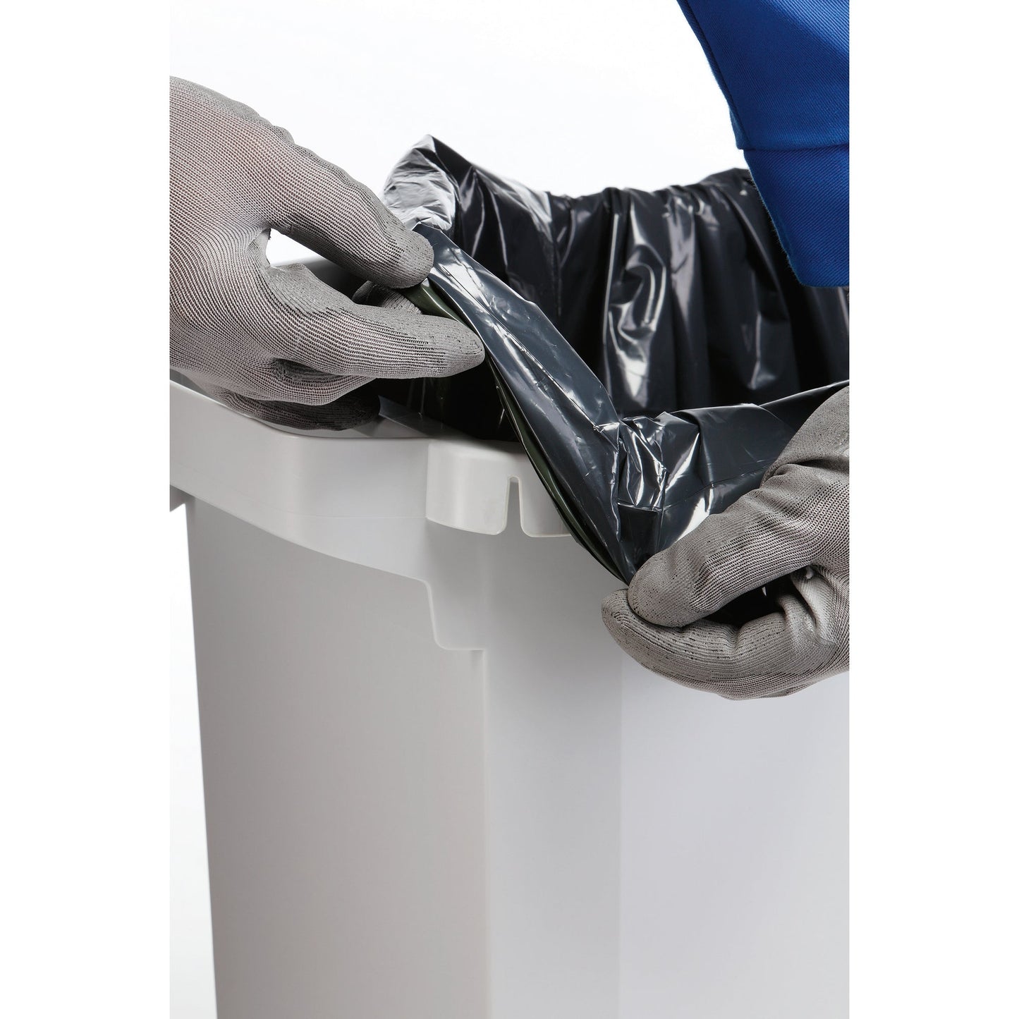 DURABLE Abfalleimer DURABIN® 60L 60l Polypropylen grau 1 Sortierfach