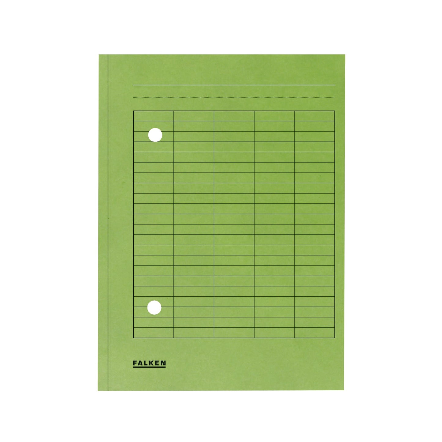 Falken Umlaufmappe DIN A4 250g/m² Manilakarton, recycelt grün 100 St./Pack.