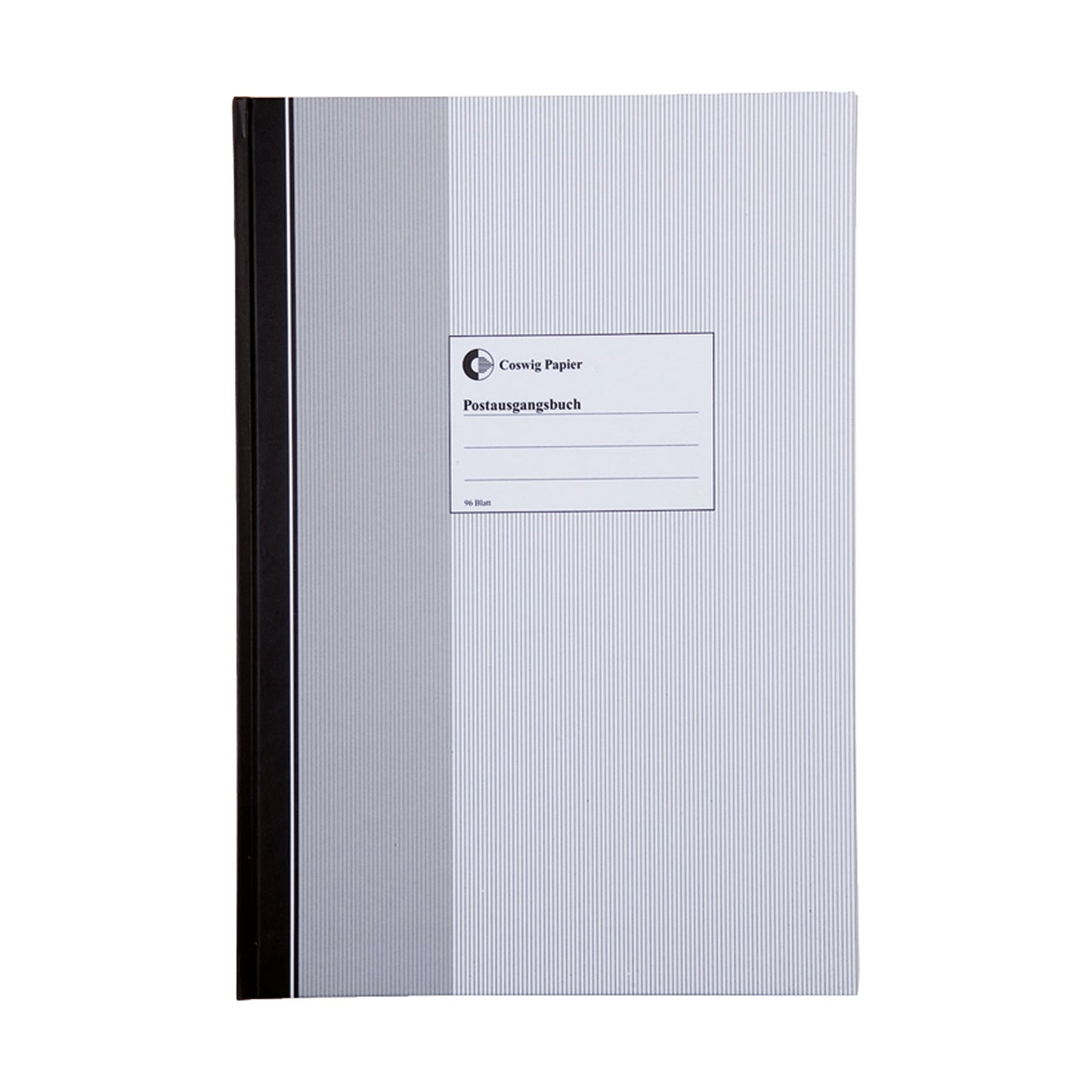 König & Ebhardt Postausgangsbuch DIN A4 70g/m² Pappe schwarz/grau 96 Bl.