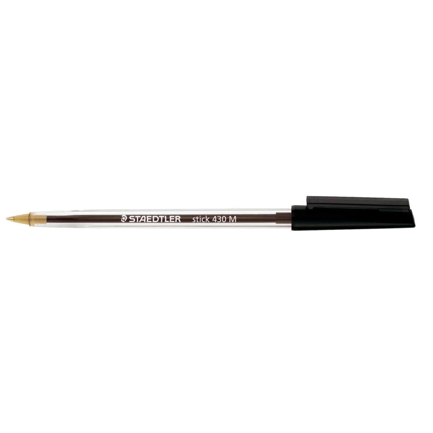 STAEDTLER® Einwegkugelschreiber stick 430 0,35mm schwarz Kappenmodell dokumentenecht
