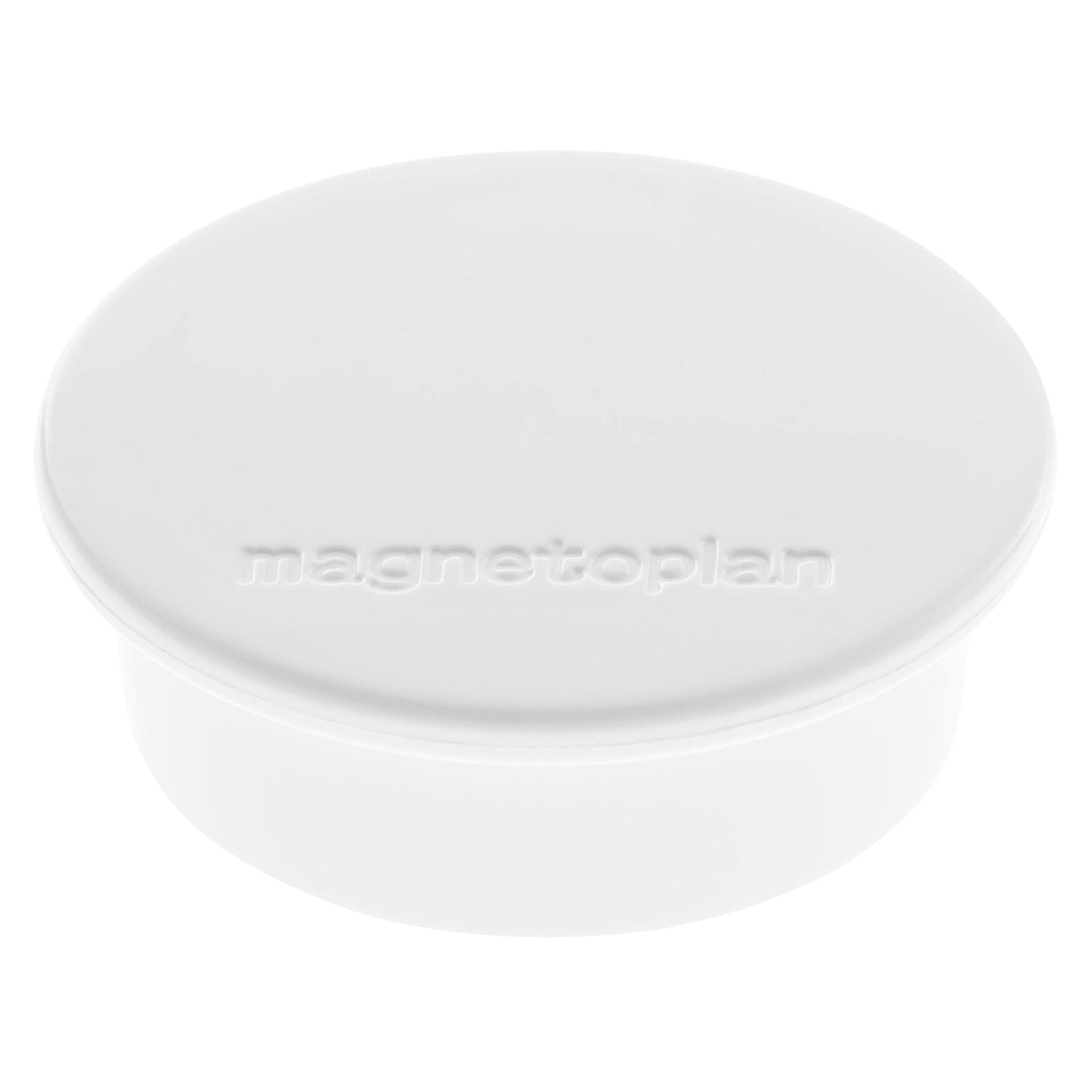 magnetoplan® Magnet Discofix Color 40 x 13 mm (Ø x H) 40mm 2,2kg Ferrit weiß 10 St./Pack.