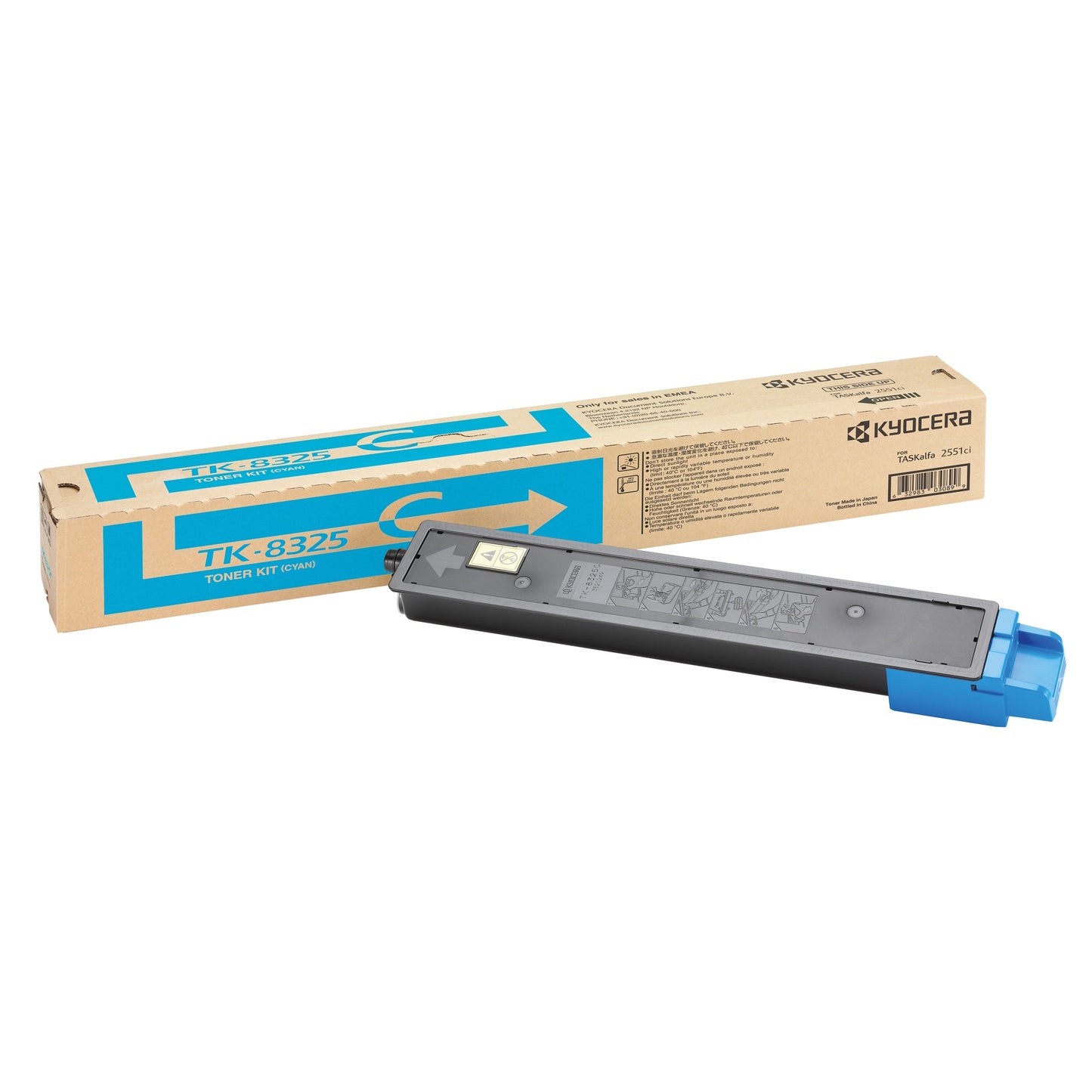 KYOCERA Toner Originalzubehör TK-8325C ca. 12.000 Seiten cyan