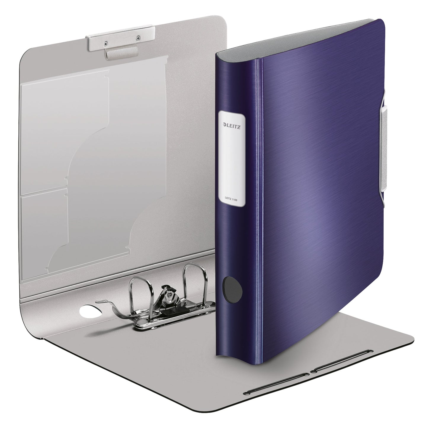 Leitz Ordner Active Style 65mm DIN A4 Rückenschild: geklebt ohne Schlitze Werkstoff: Polypropylen Material außen: Polyfoam Material innen: Polyfoam titan blau