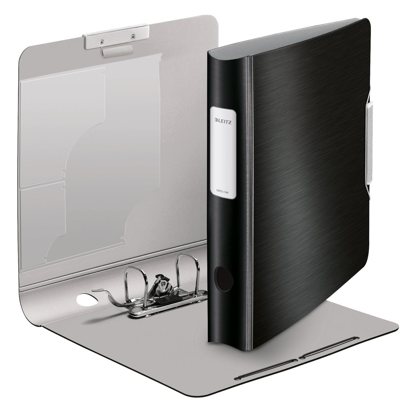 Leitz Ordner Active Style 65mm DIN A4 Rückenschild: geklebt ohne Schlitze Werkstoff: Polypropylen Material außen: Polyfoam Material innen: Polyfoam satin schwarz