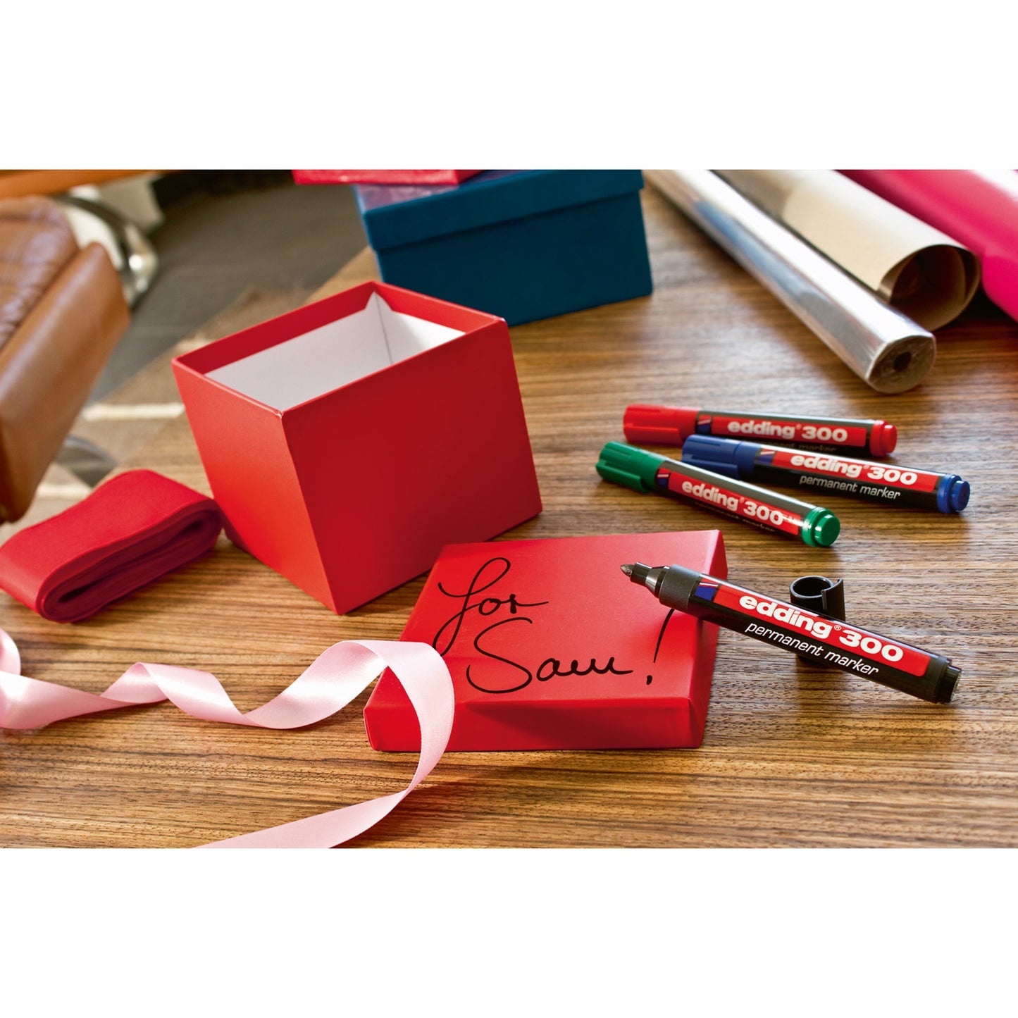 edding Permanentmarker 300 1,5-3mm rot