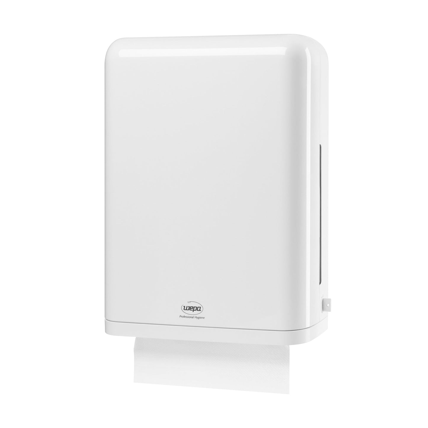 Satino by WEPA Handtuchspender large Z/Z-Falz / V-Falz, C-Falz, Z-Falz, Interfold-Falz / W-Falz 32,7 x 44 x 15,1 cm (B x H x T) Kunststoff weiß
