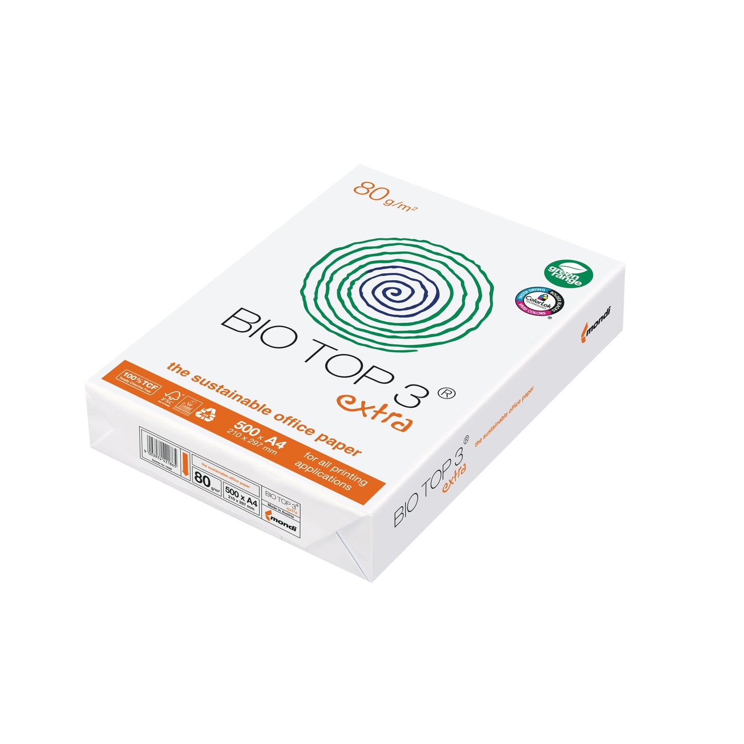 Biotop 3 Multifunktionspapier extra DIN A4 80g/m² weiß 500 Bl./Pack.
