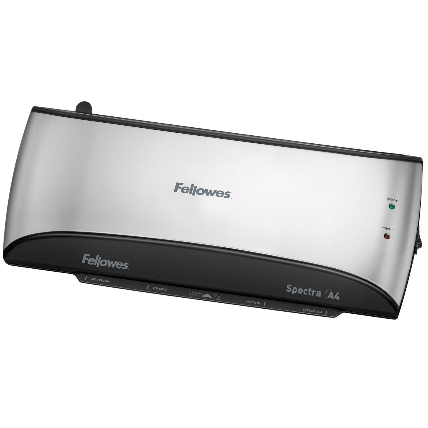 Fellowes® Laminiergerät Spectra Heißlaminierung 37 x 7,8 x 16,2 cm (B x H x T) DIN A4 schwarz/silber