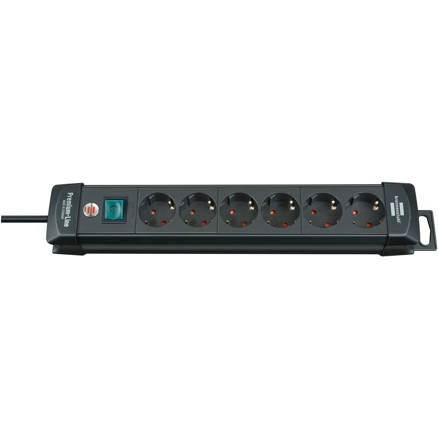 brennenstuhl® Steckdosenleiste Premium-Line 6 Steckdosen schwarz