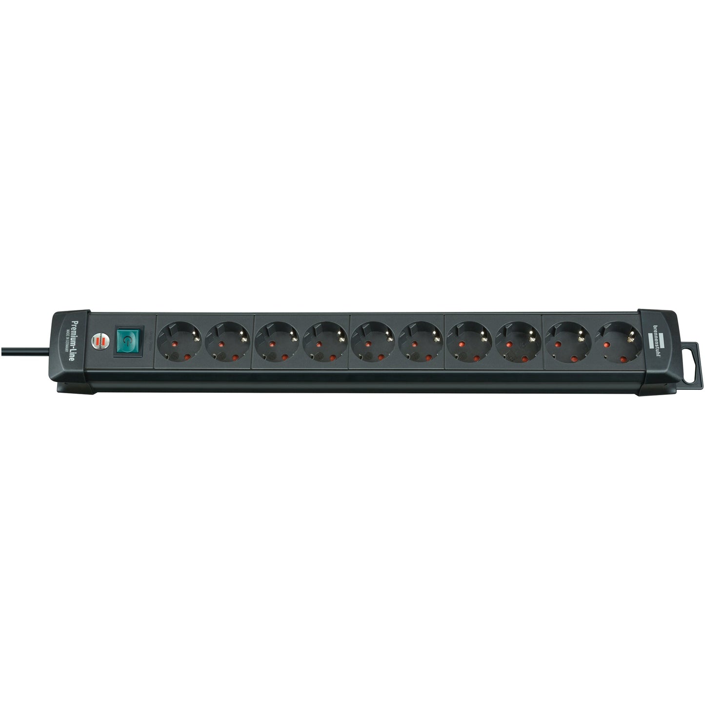 brennenstuhl® Steckdosenleiste Premium-Line 10 Steckdosen schwarz