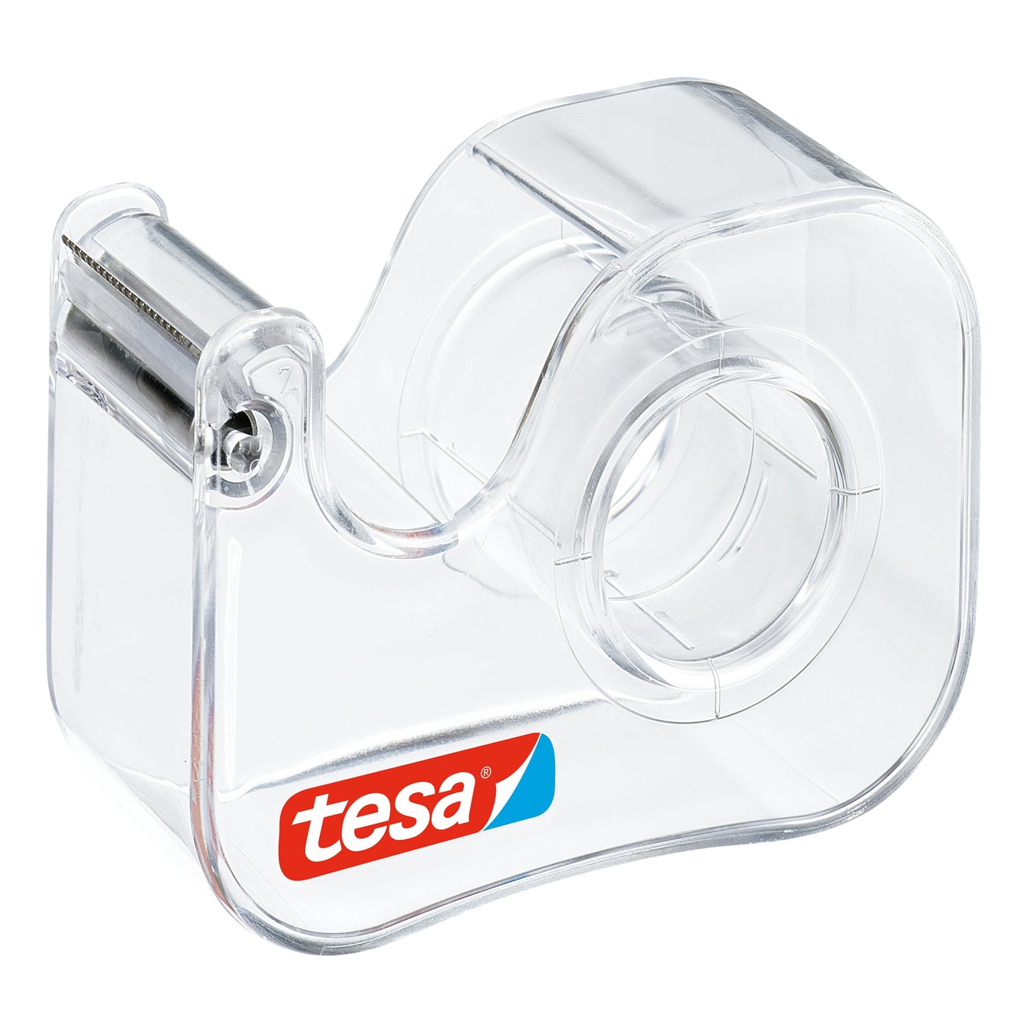 tesa® Handabroller Easy Cut® Economy nachfüllbar transparent