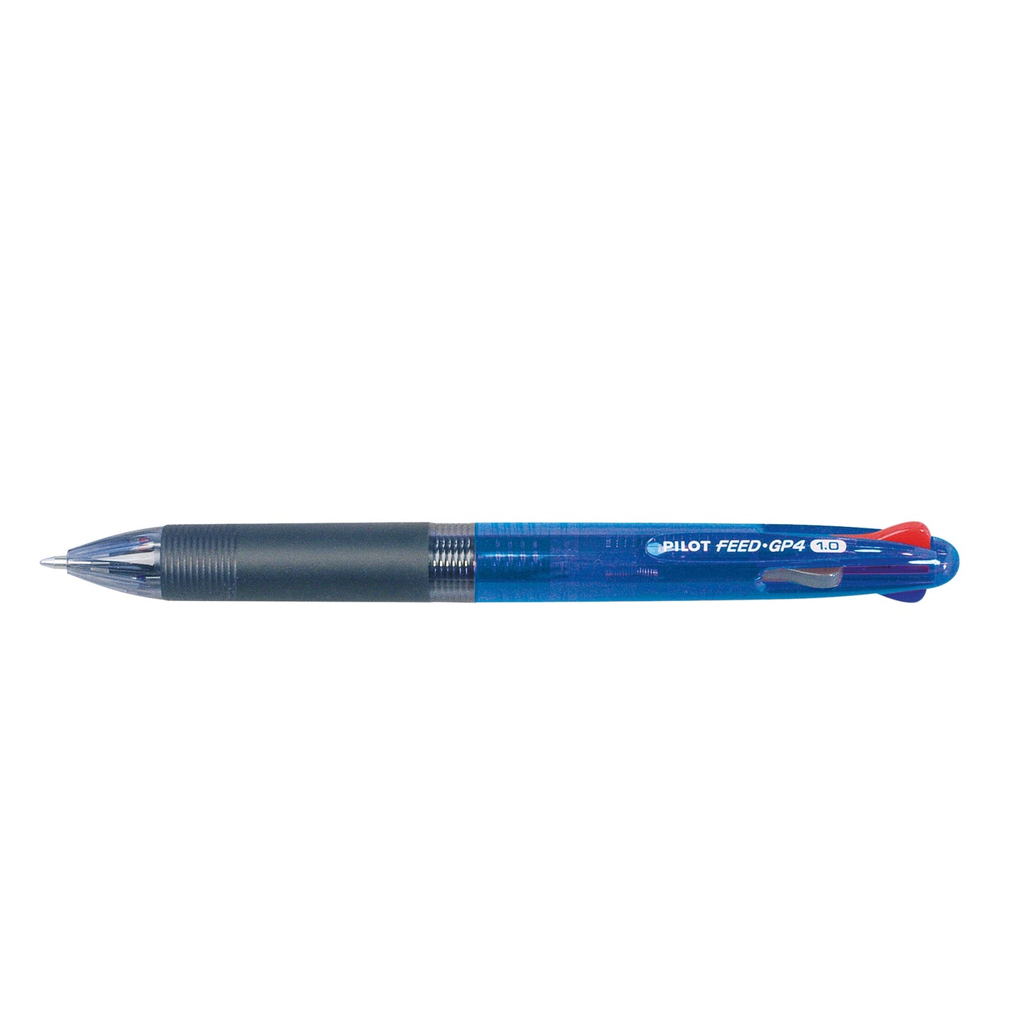PILOT Mehrfarbkugelschreiber Feed GP 4 BeGreen 0,4mm rot, blau, grün, schwarz 2123 Druckmechanik dokumentenecht