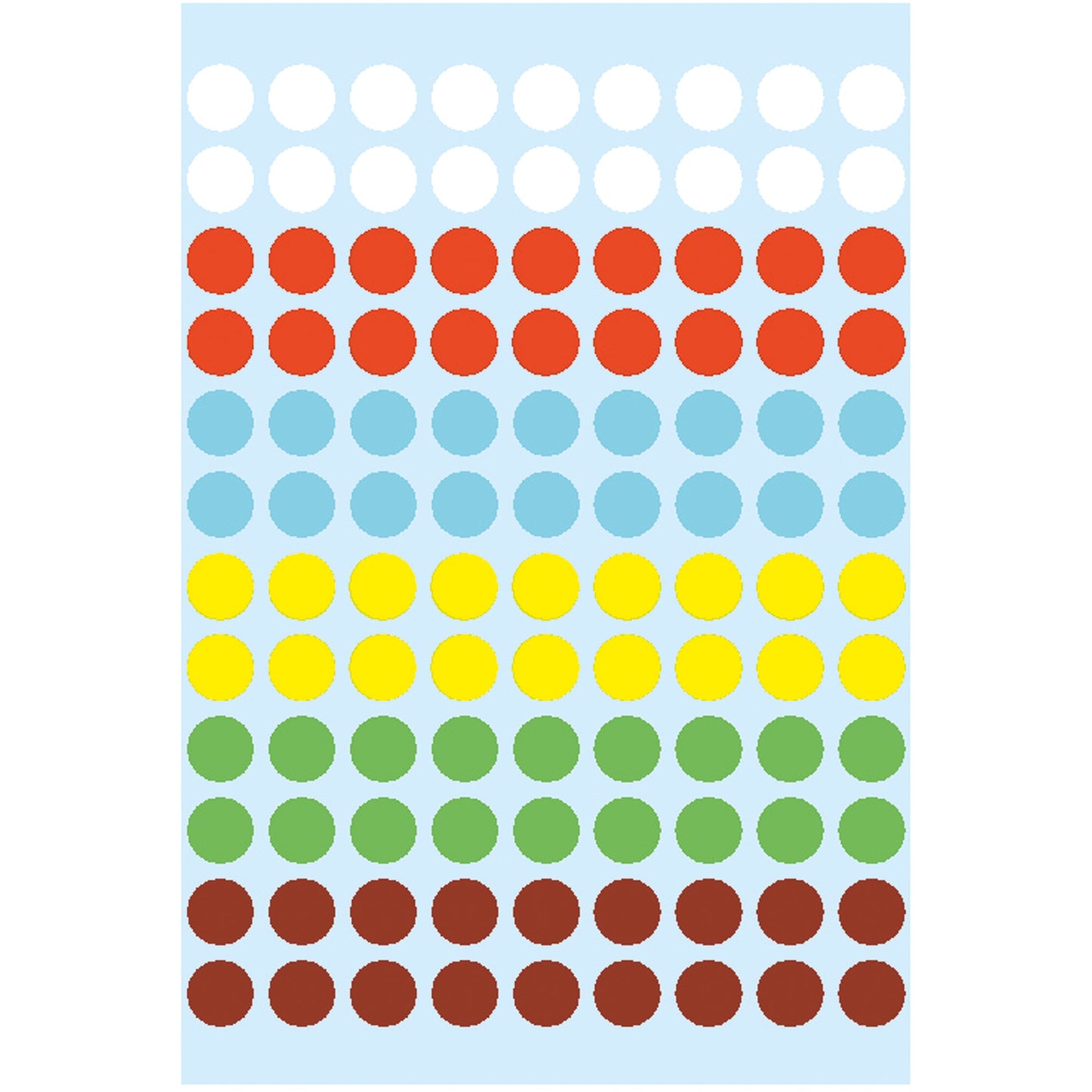 HERMA Markierungspunkt VARIO 8mm Papier farbig sortiert 540 Etik./Pack.