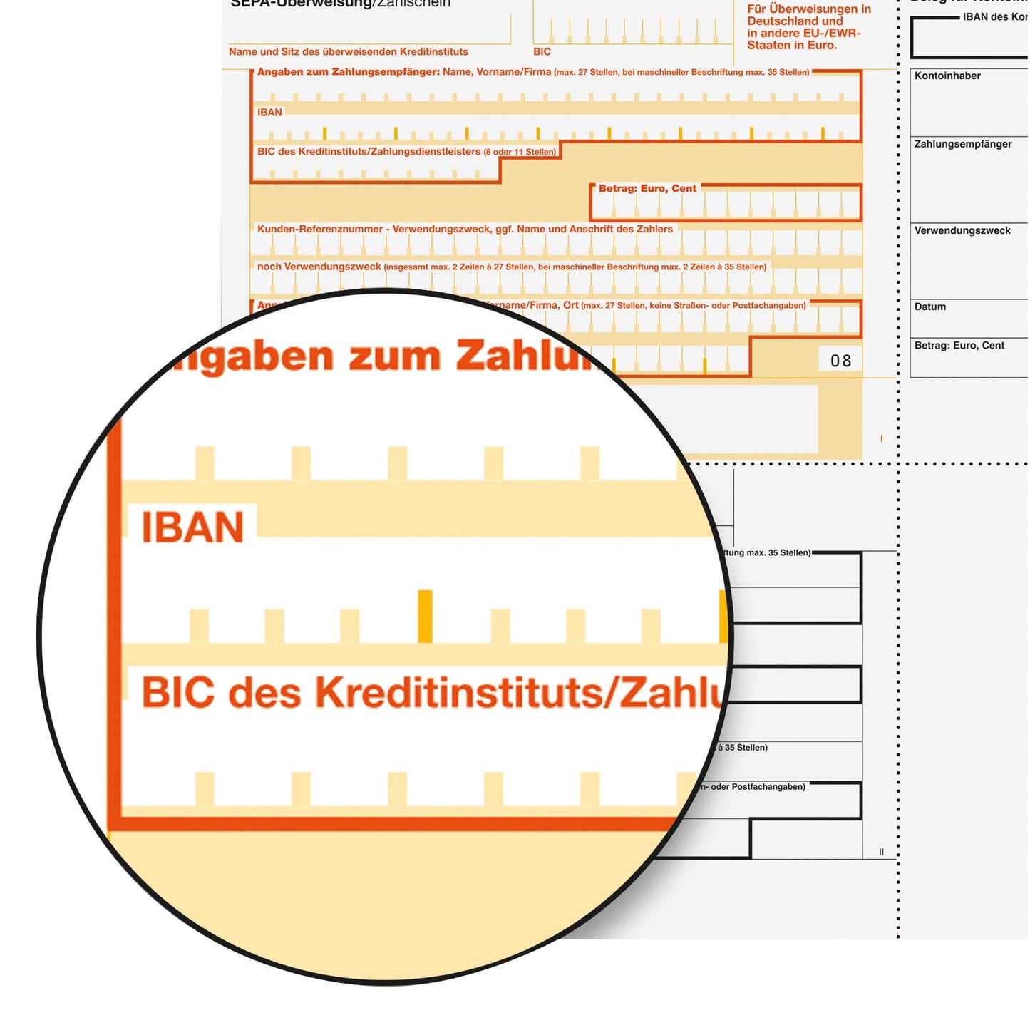SIGEL Überweisung ZV 570 DIN A4 nicht selbstdurchschreibend 100 Bl./Pack.