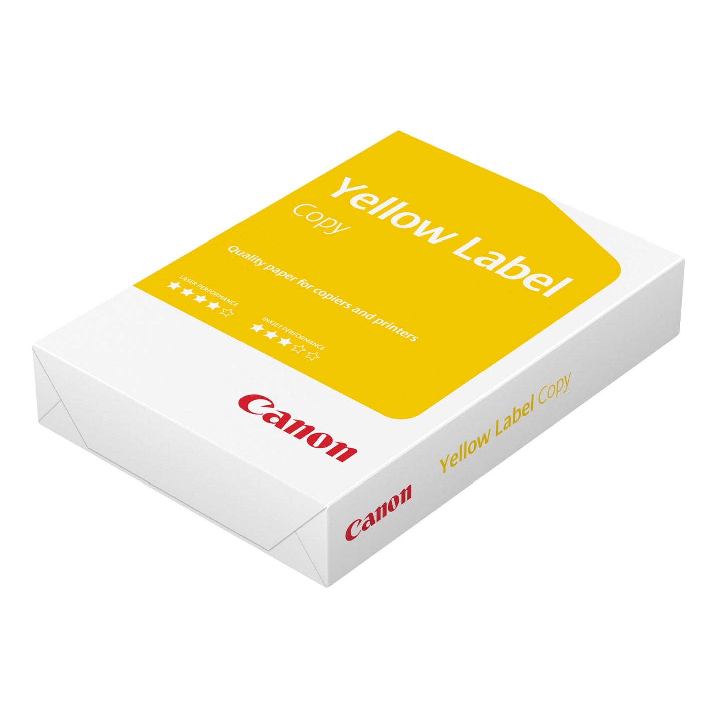Canon Kopierpapier Yellow Label Copy DIN A4 80g/m² elementar chlorfrei gebleicht weiß 500 Bl./Pack.