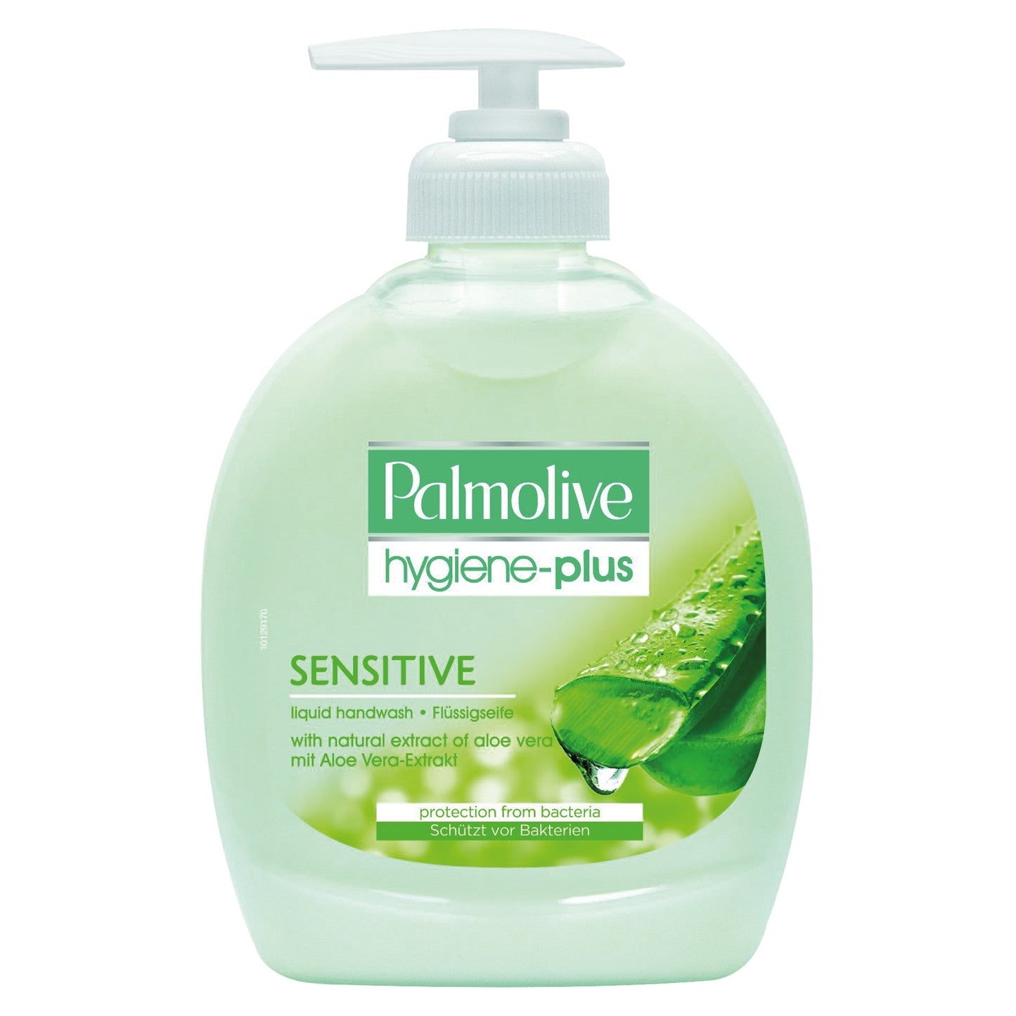 Palmolive Flüssigseife hygiene-plus sensitiv dermatologisch getestet Ausführung des Behälters: Pumpflasche Material des Behälters: Kunststoff 0,3l