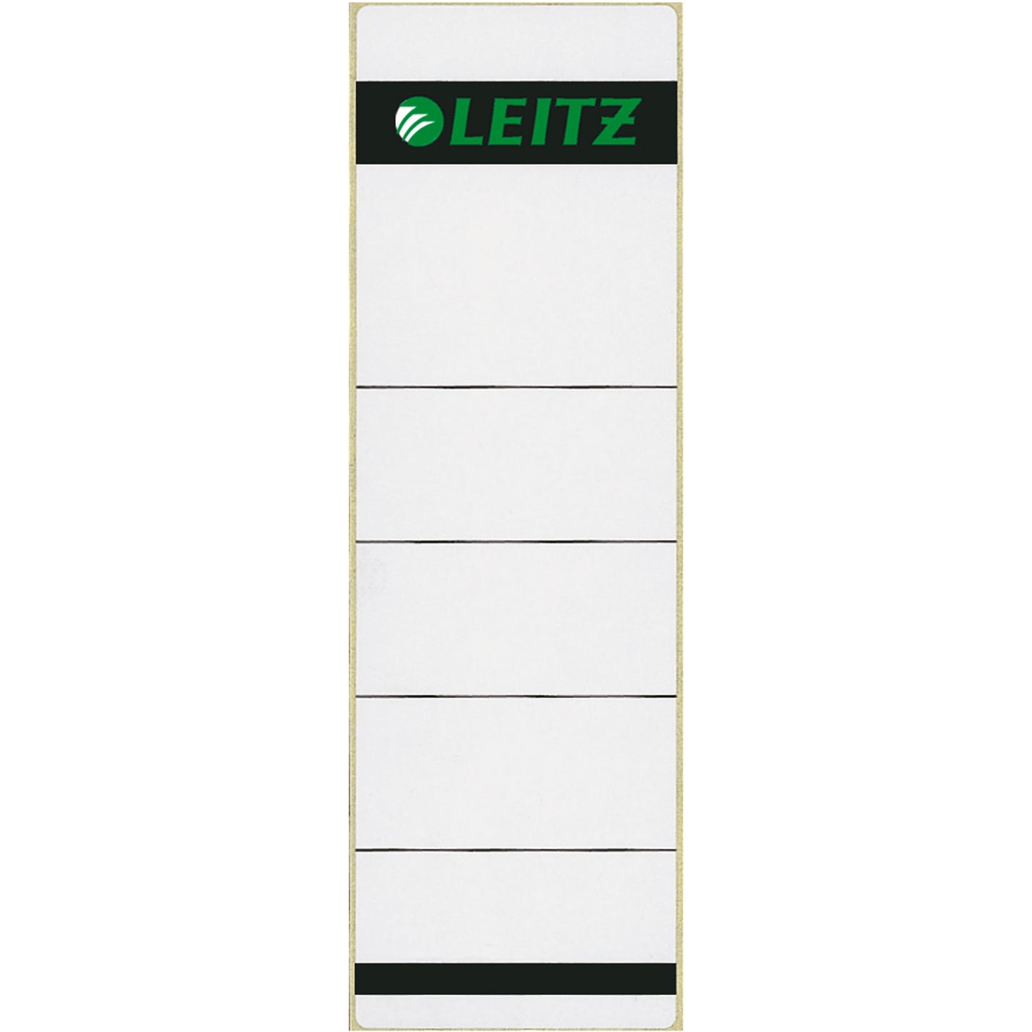 Leitz Ordnerrückenetikett breit/kurz 61,5 x 192 mm (B x H) selbstklebend ohne Griffloch grau 100 Etik./Pack.