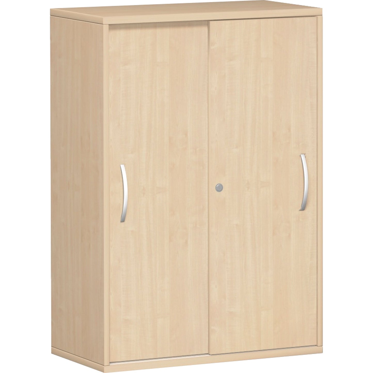Geramöbel Schiebetürenschrank Flex 800 x 1.182 x 425 mm (B x H x T) 2 Fachböden ahorn