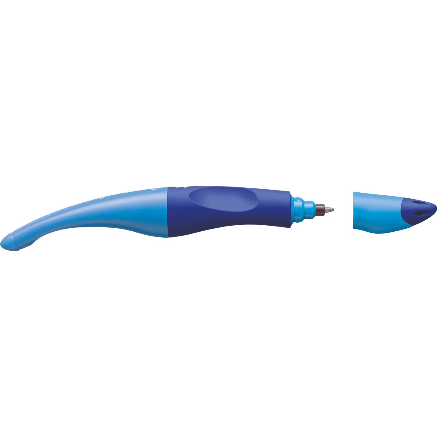 STABILO® Tintenroller EASYoriginal 0,5mm königsblau nicht dokumentenecht inkl. 1 Patrone M blau, Namensschild