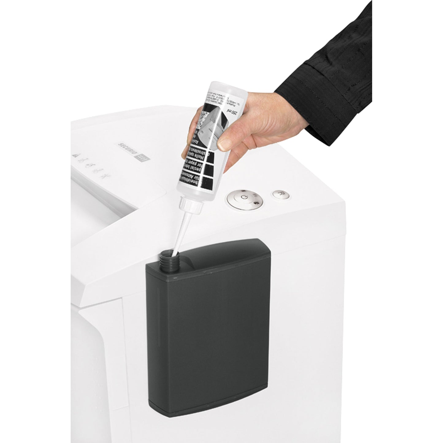 HSM® Aktenvernichter SECURIO B34 P-6 Papier, Heftklammern, Büroklammern Partikelschnitt weiß