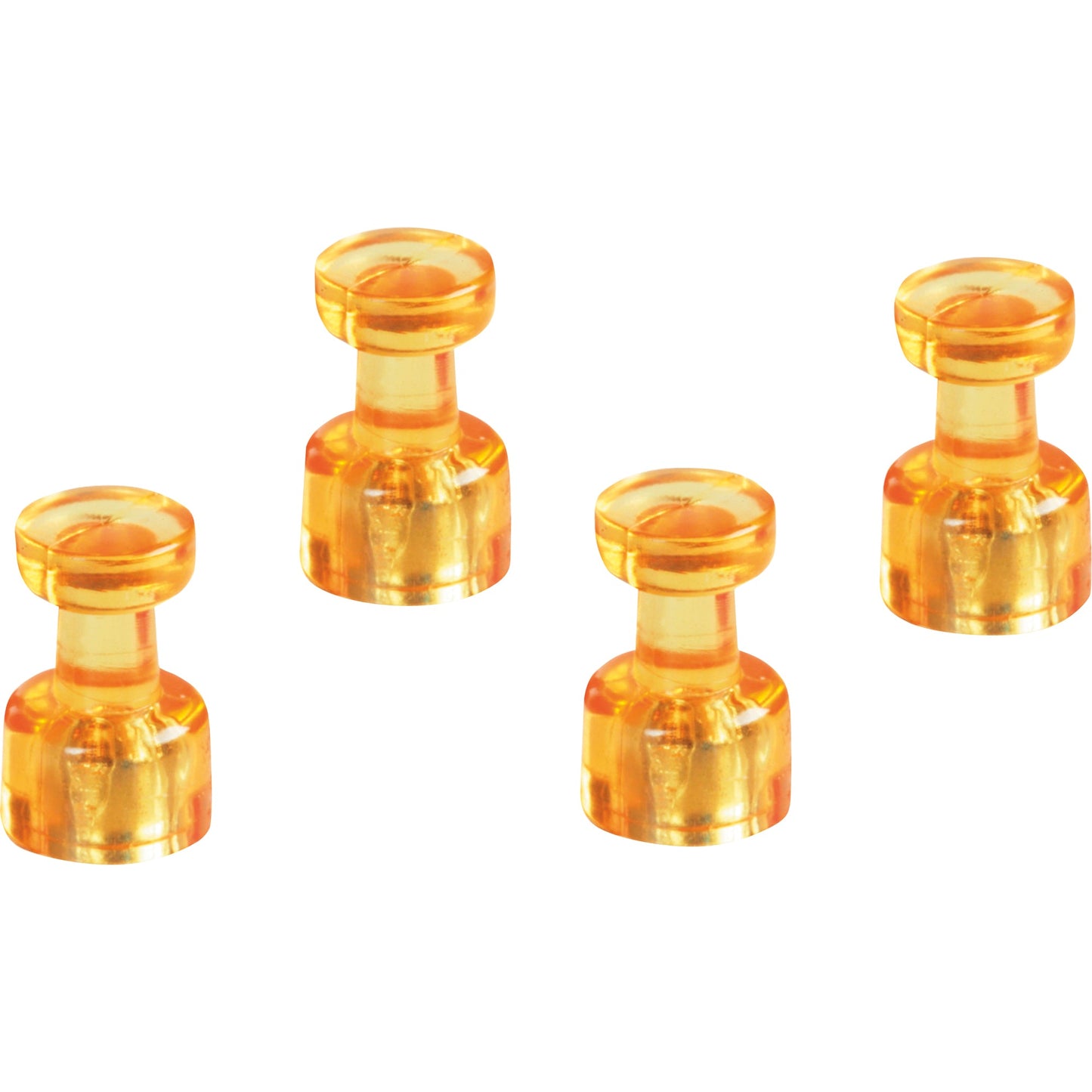 magnetoplan® Magnet Memohalter 11 x 18 mm (Ø x L) 11mm 0,5kg Ferrit gelb 4 St./Pack.