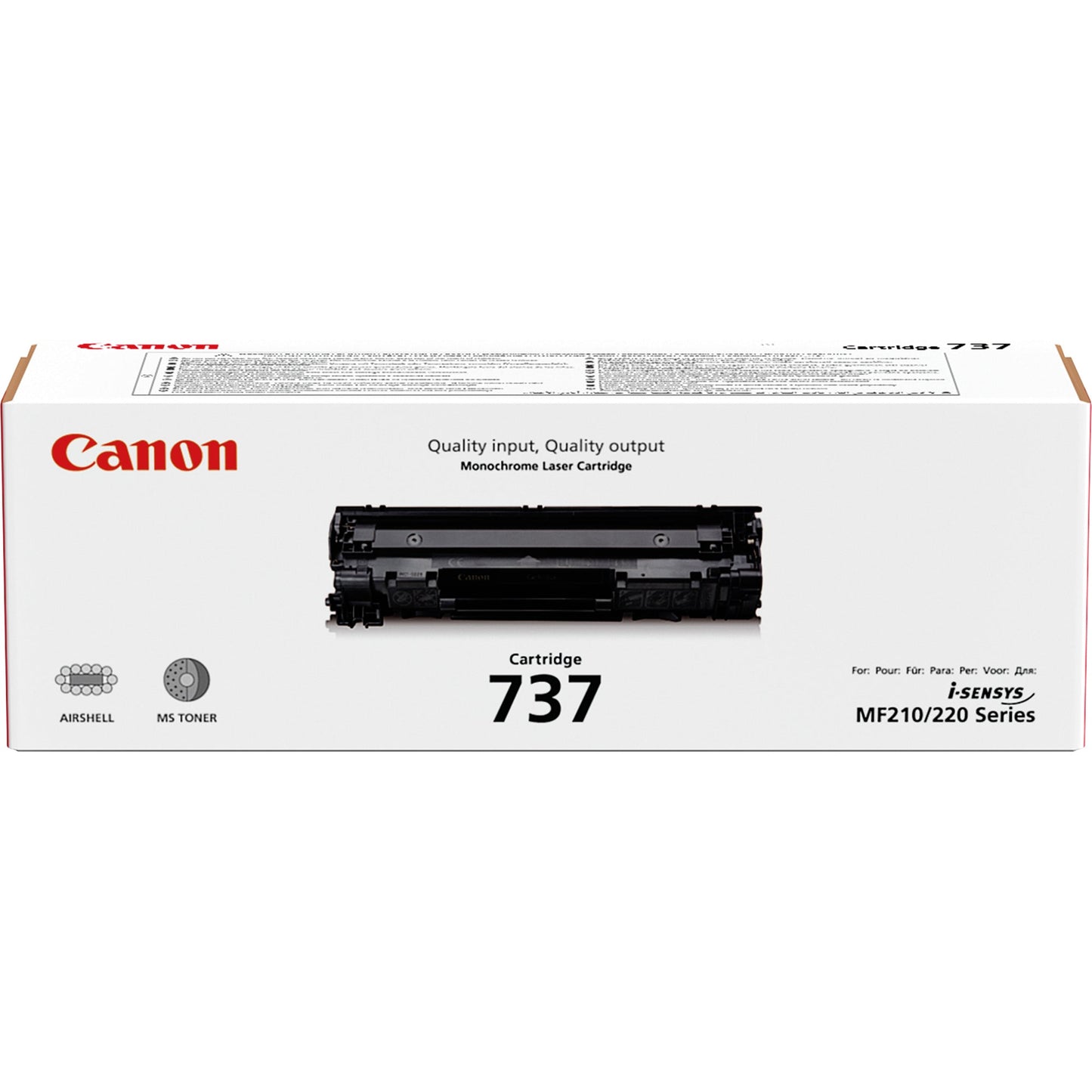 Canon Toner Originalzubehör 737 ca. 2.400 Seiten schwarz