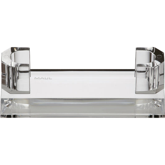 MAUL Visitenkartenständer Acryl nicht gefüllt 35 Karten Acryl glasklar