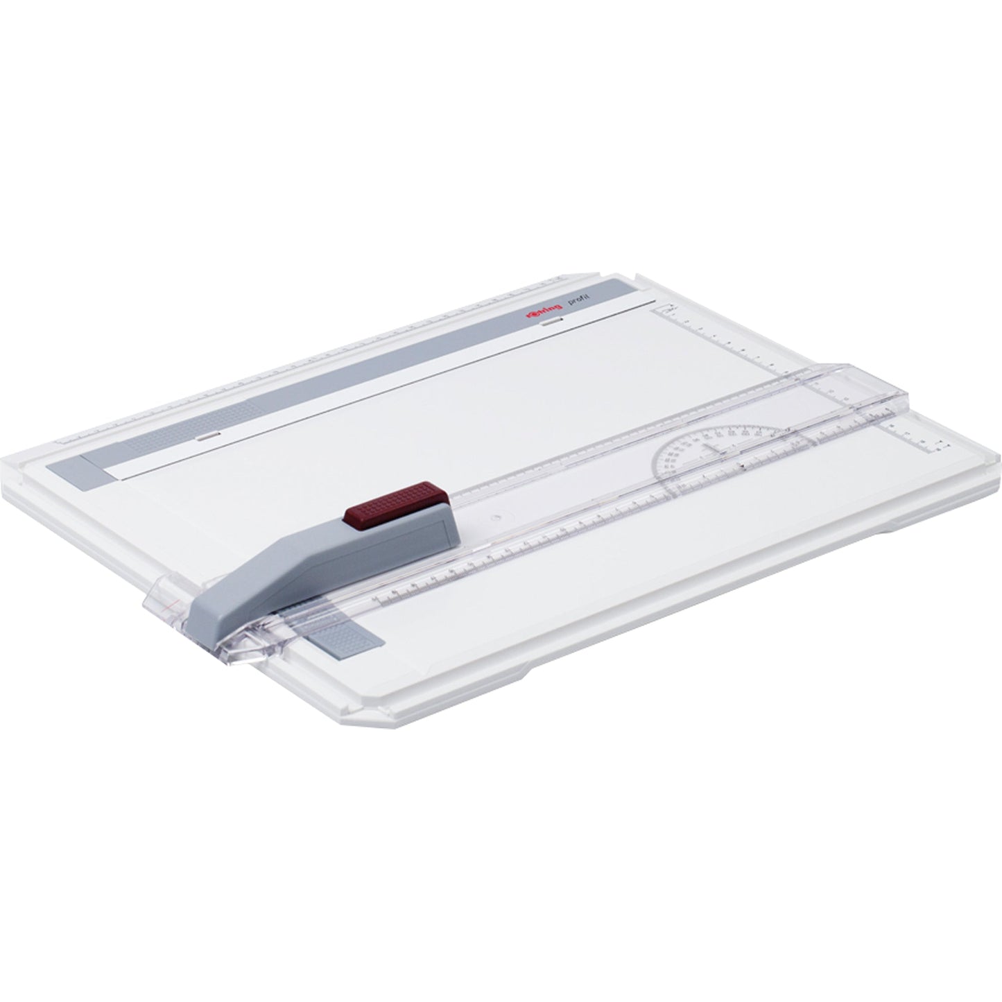 rotring Zeichenplatte profil DIN A4 mit freier Nullpunktwahl Kunststoff hellgrau