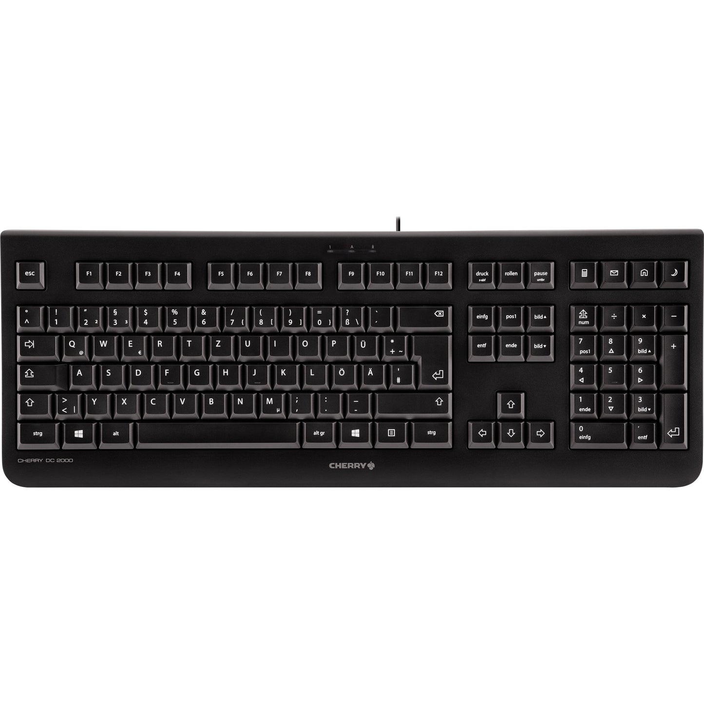 CHERRY Tastatur-Maus-Set DC 2000 QWERTZ USB-A 1,8m schwarz