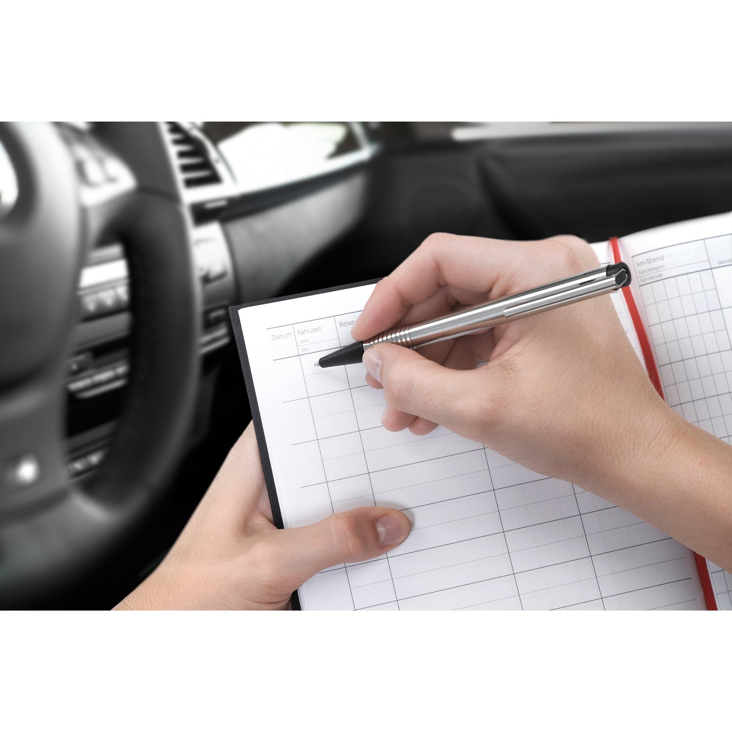 Avery Zweckform Fahrtenbuch 223D DIN A5 PKW schwarz 48 Bl.